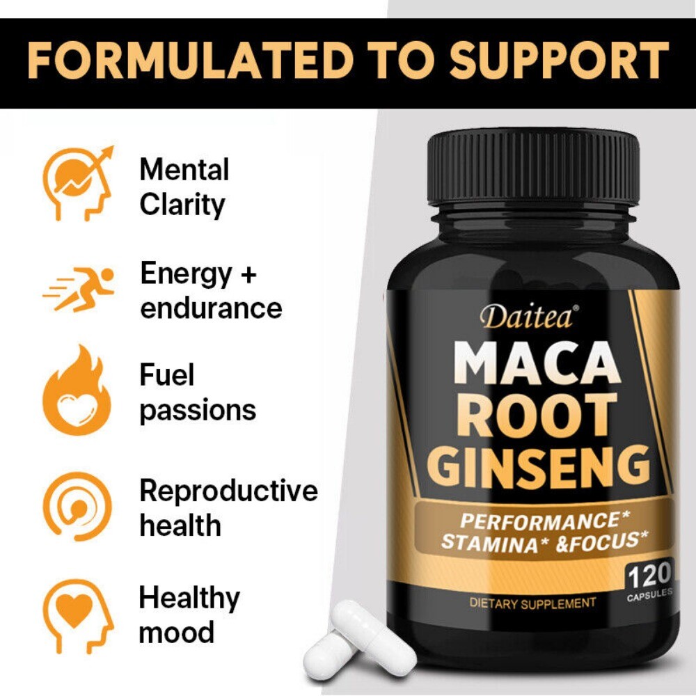 Maca Root – 10000mg – 120 Capsules – Sexual Health