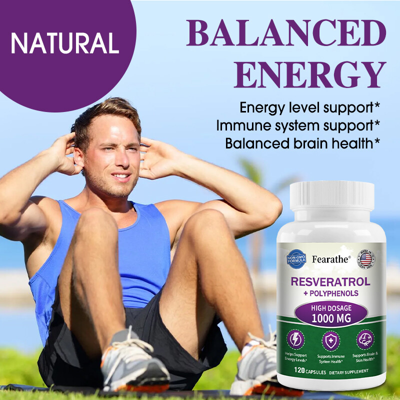Resveratrol with Polyphenols – Trans Resveratrol Antioxidant for Heart Health