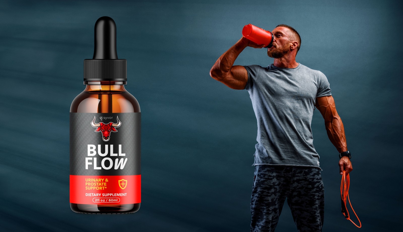 (5 Pack) Bull Flow Drops Prostate Support Advanced Vitamin Supplement 120 Serves