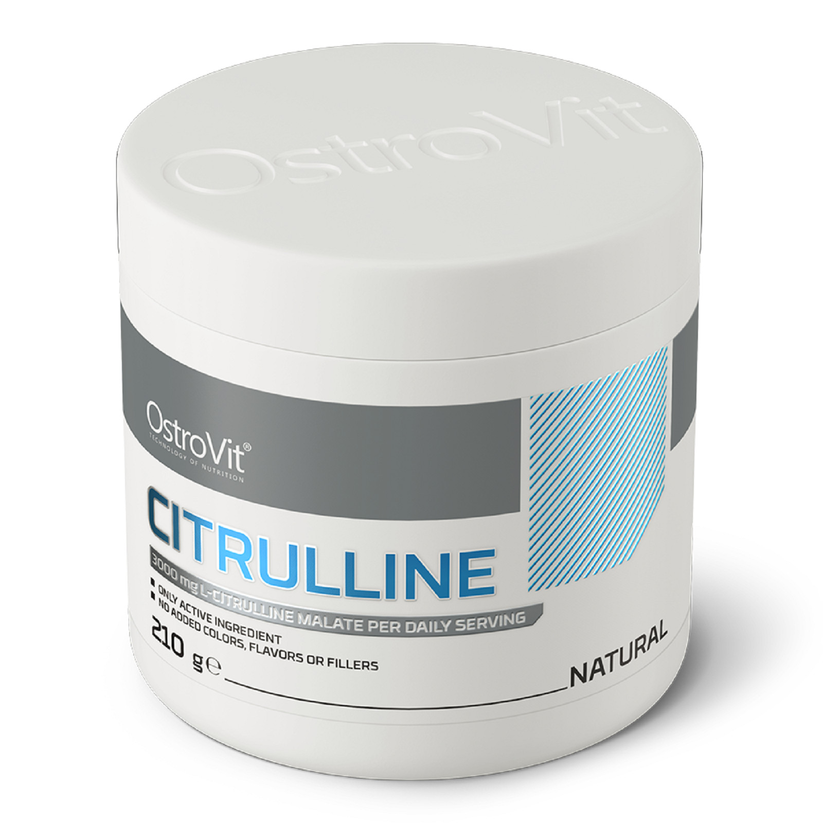 OstroVit Supreme Pure Citrulline 210g – 70 Servings – Nitric Oxide Muscle Pump