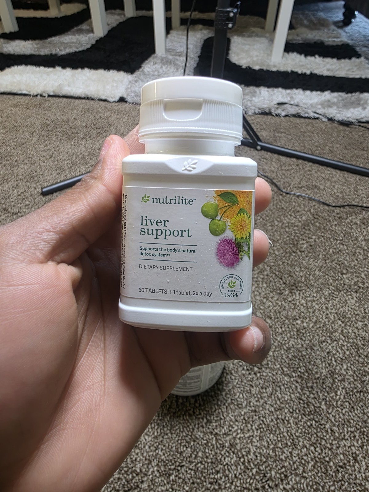 Nutrilite Liver Support Tablets 60ct Liver Health Supplement Milk Thistle