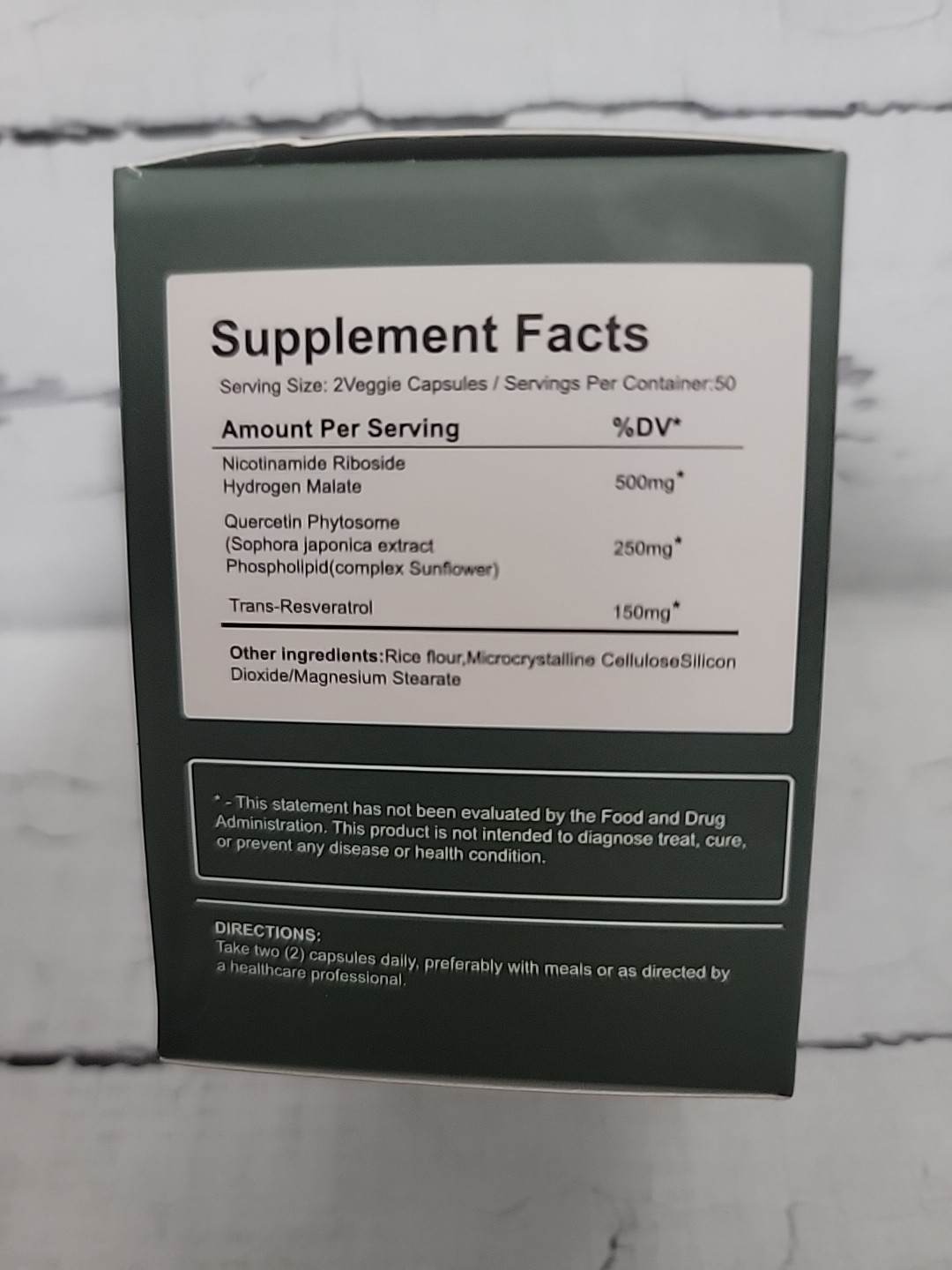 OailyMutra NAD+ Liposomal 900mg 100 Vegan Gluten-Free Capsules Adult Supplement