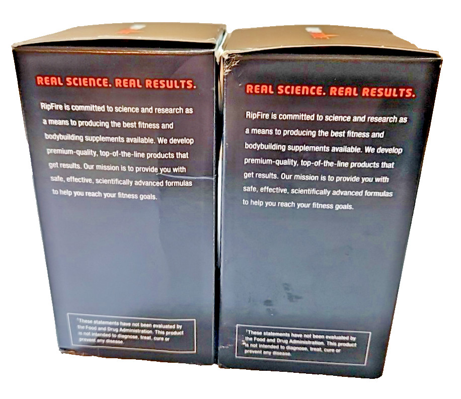 2X RipFire Xcelerate 90 Tablets Each Full Energy Pre-Workout Dietary Supplements
