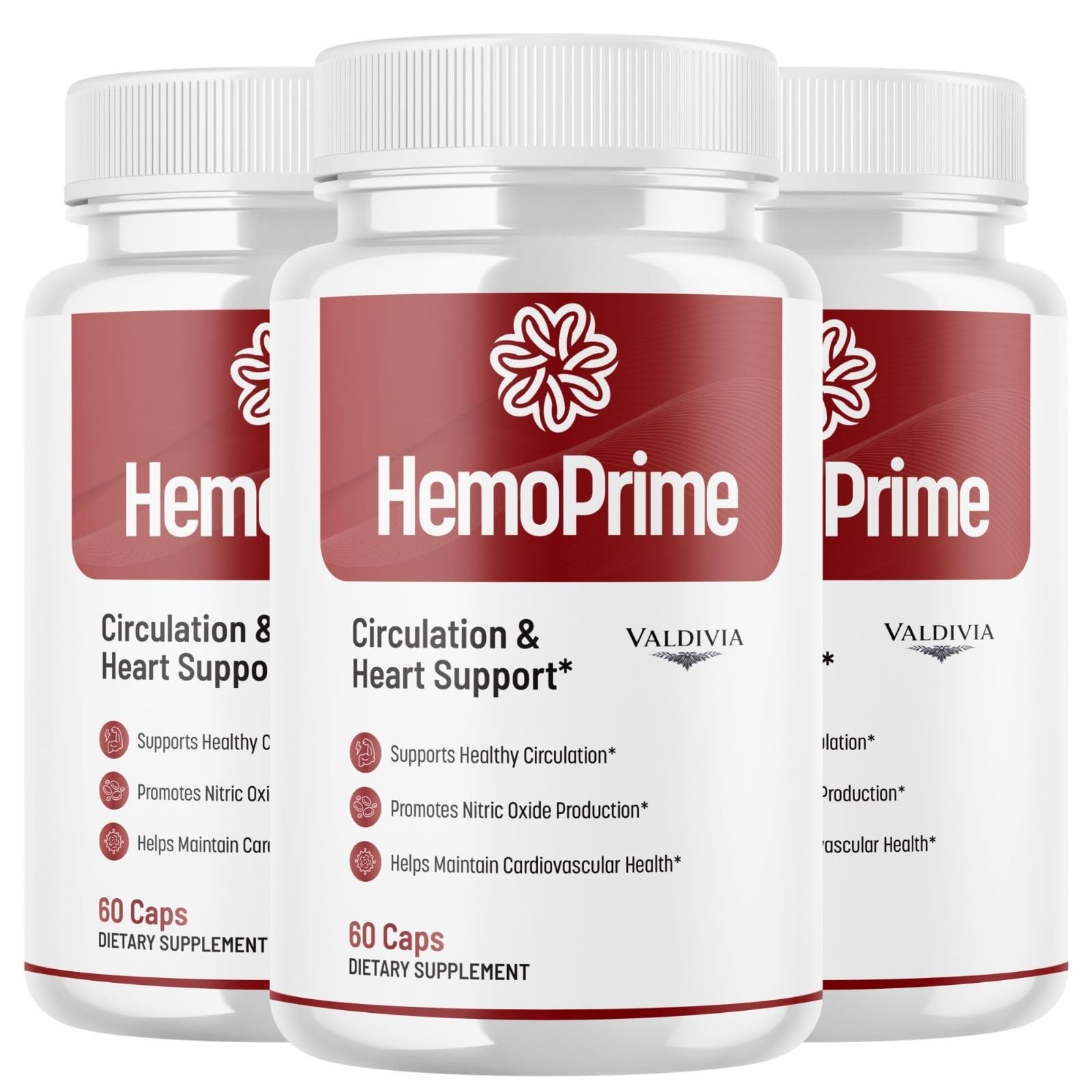 HemoPrime Iron Blood Health Supplement Capsules Energy Anemia 3 Pack 180Ct