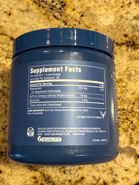 Nuskin Pharmanex MYND360 Night Time Better Sleep/ Magnesium Melatonin /exp:08/27