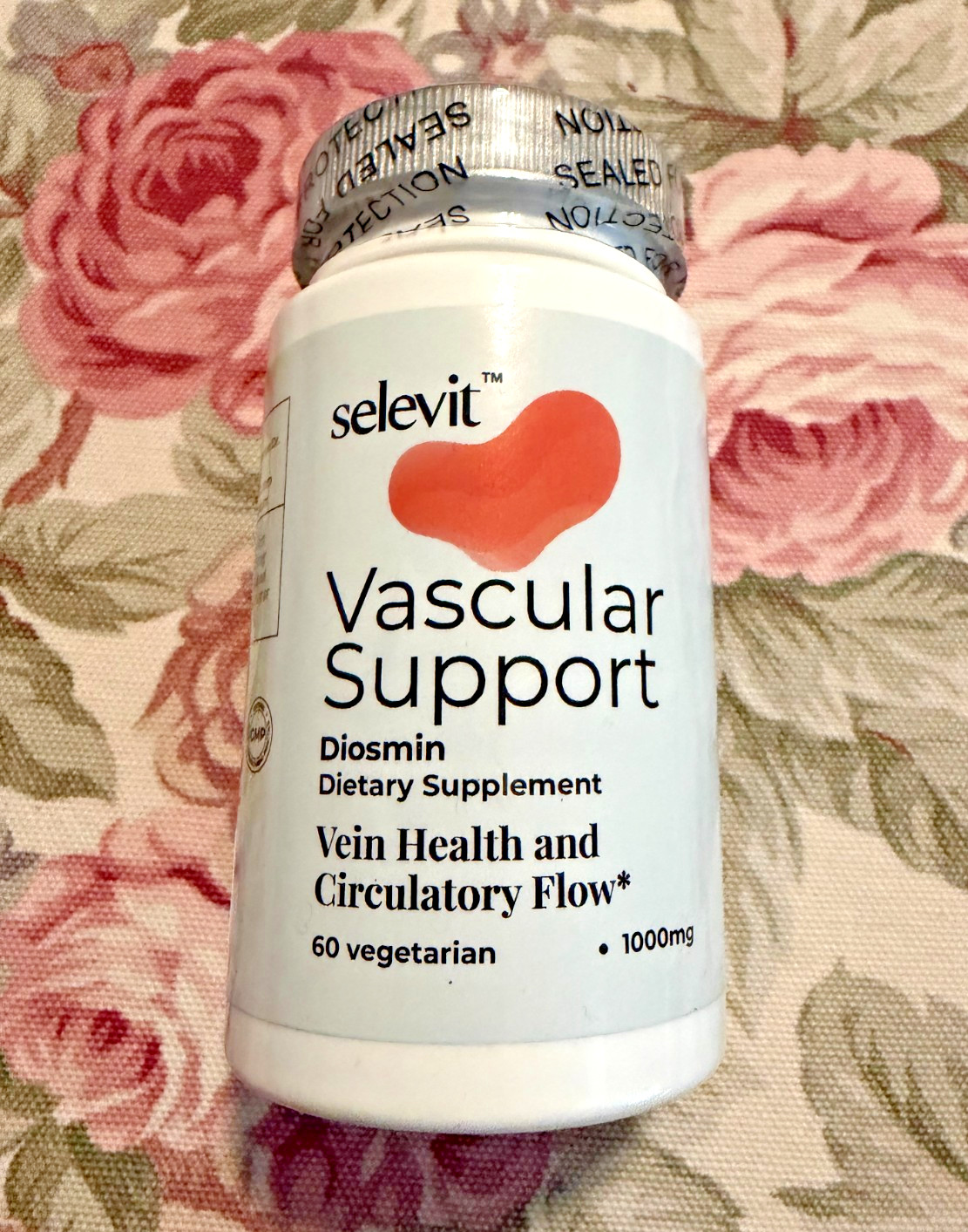 Selevit Vascular Support (Diosmin) 1000mg ~ Derived from Citrus Sinensis