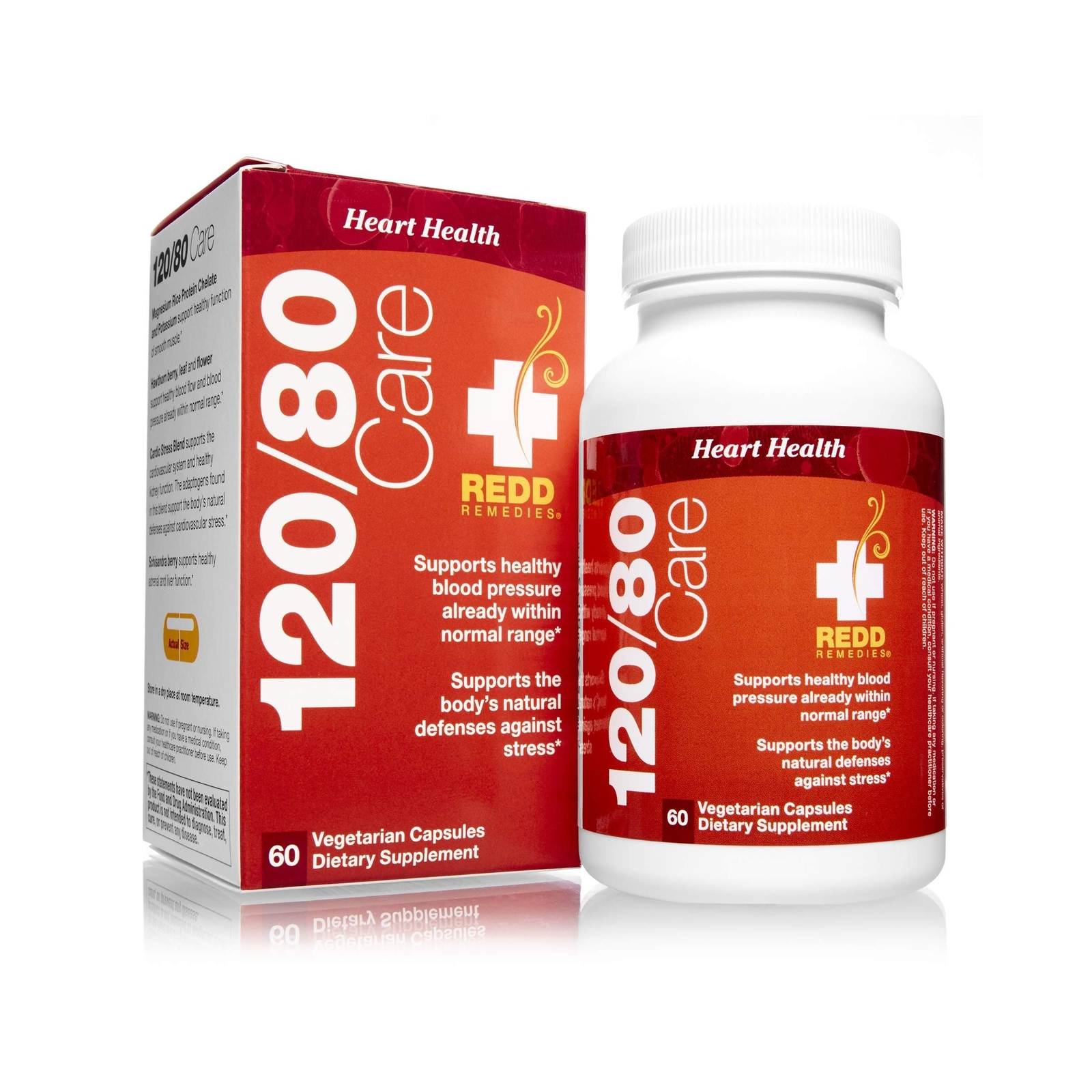 Redd Remedies, 120/80 Care, Natural Blood Pressure Formula, 60 Capsules