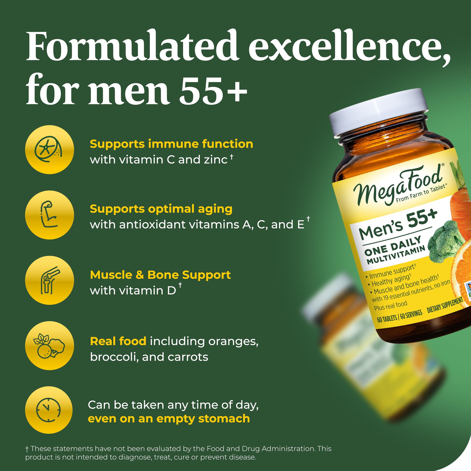 Mens 55+ One Daily Multivitamin 60 Tablet