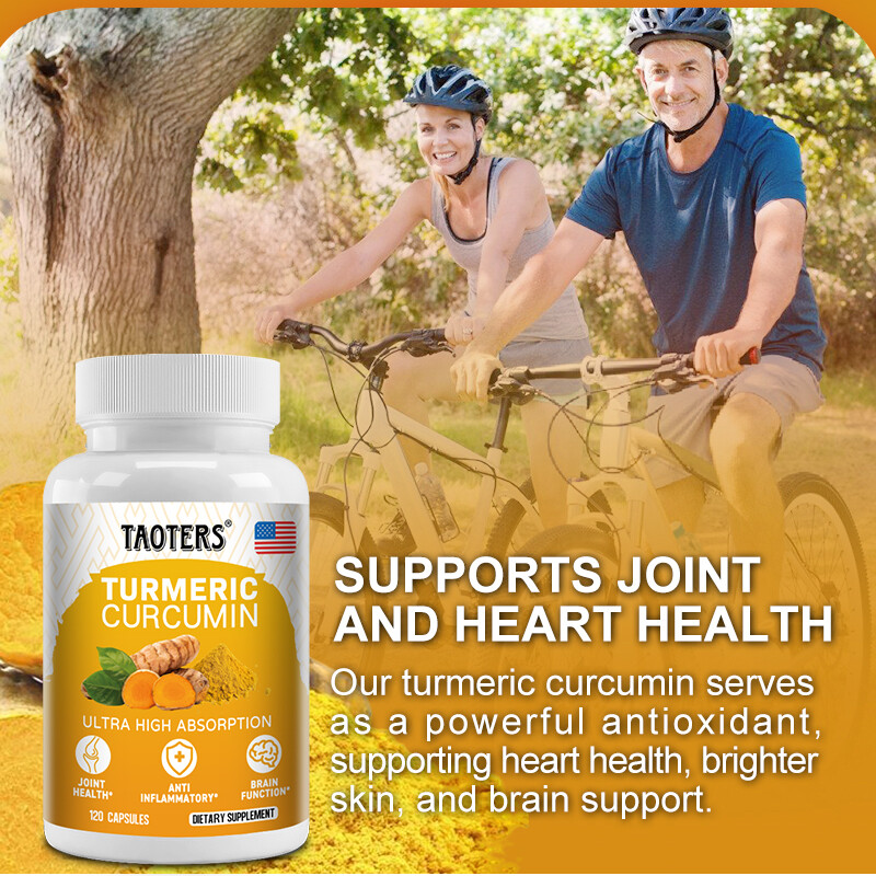 Turmeric Curcumin Highest Potency 95% 1300mg with Bioperine Black Pepper Extract