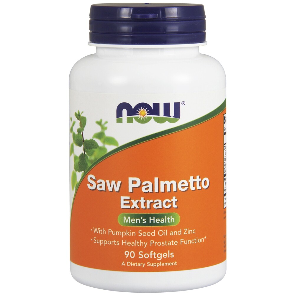 NOW Foods Saw Palmetto Extract 80 mg., 90 Vegetarian Softgels