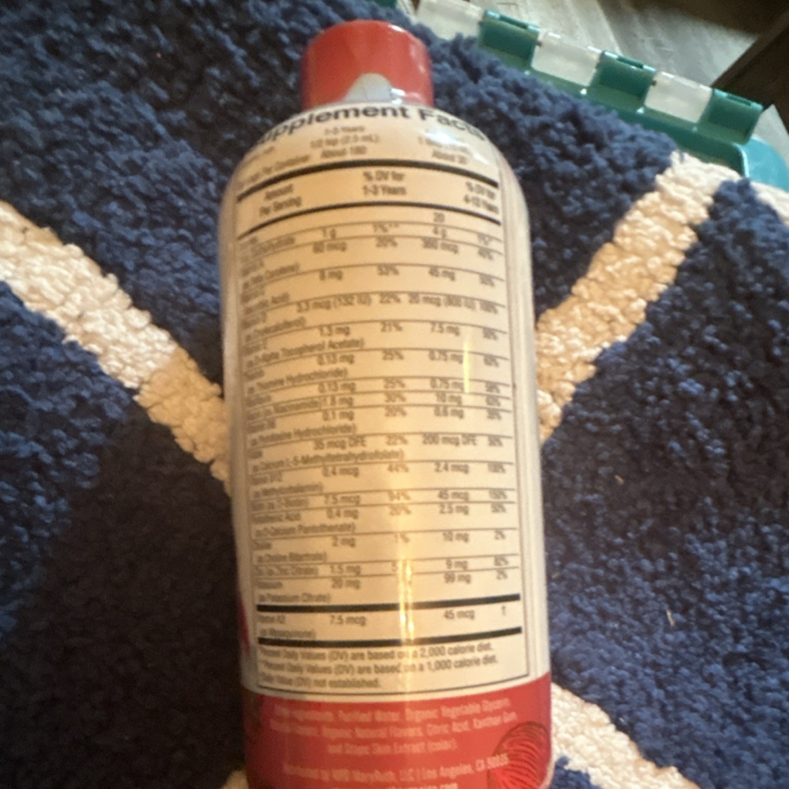 MaryRuth’s Multivitamin Vegan Sugar Free Gluten Free Apple Berry Blast 15.22 fl…