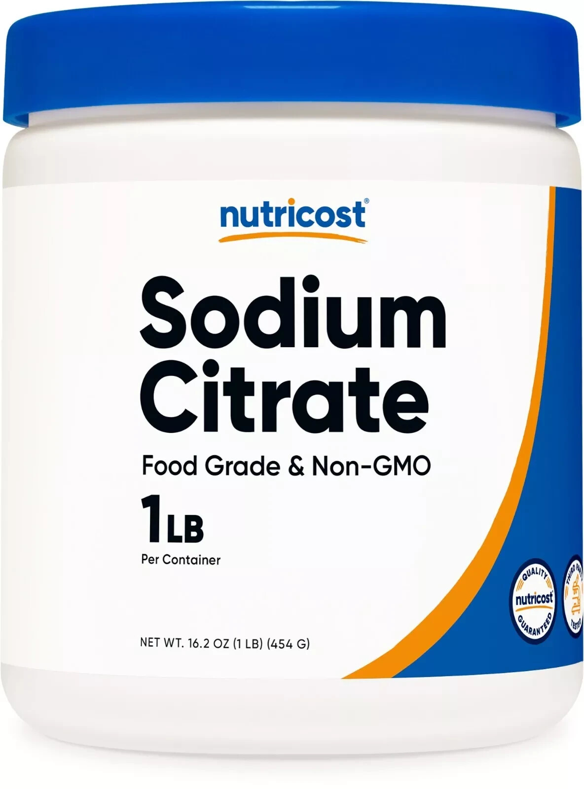 Nutricost Sodium Citrate Powder 1LB – Food Grade, Non-GMO – EXP 02/2027