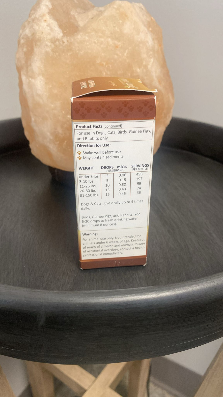 Amber Naturalz Life Cell Support – 1 oz – New/Sealed Bottle (Box is Damaged)