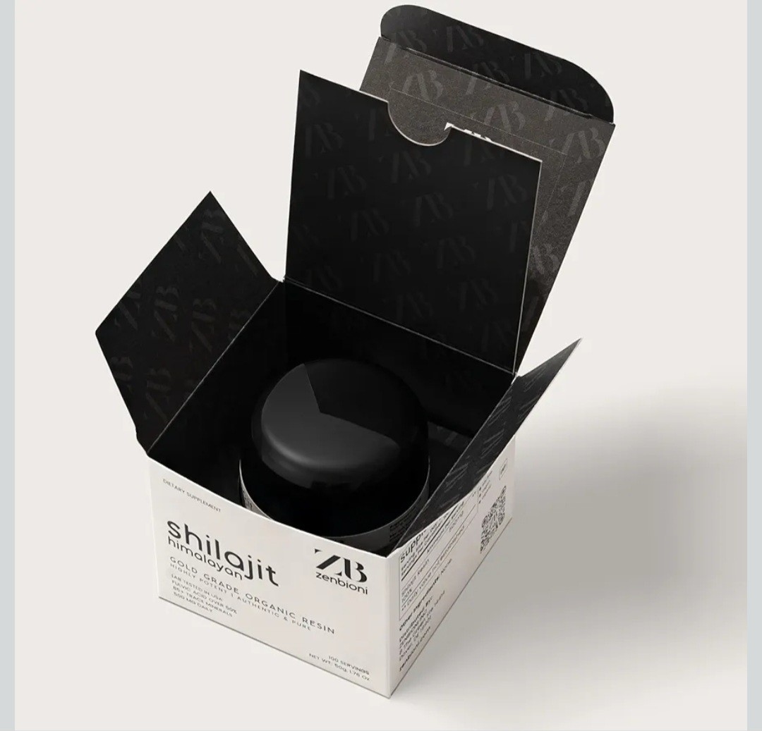 Zenbioni Pure Himalayan Shilajit 50g Organic Resin Gold Grade (100 Servings)