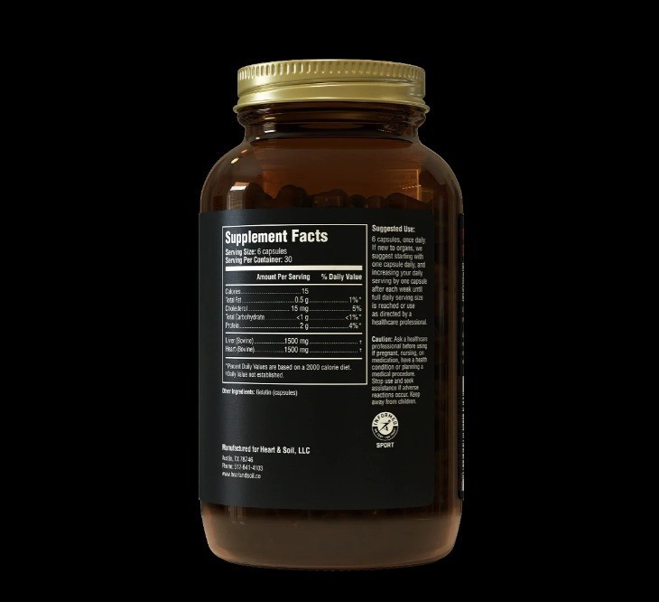 HEART & SOIL WARRIOR – Maximize Your Performance, Strength & Recovery – 180 Caps