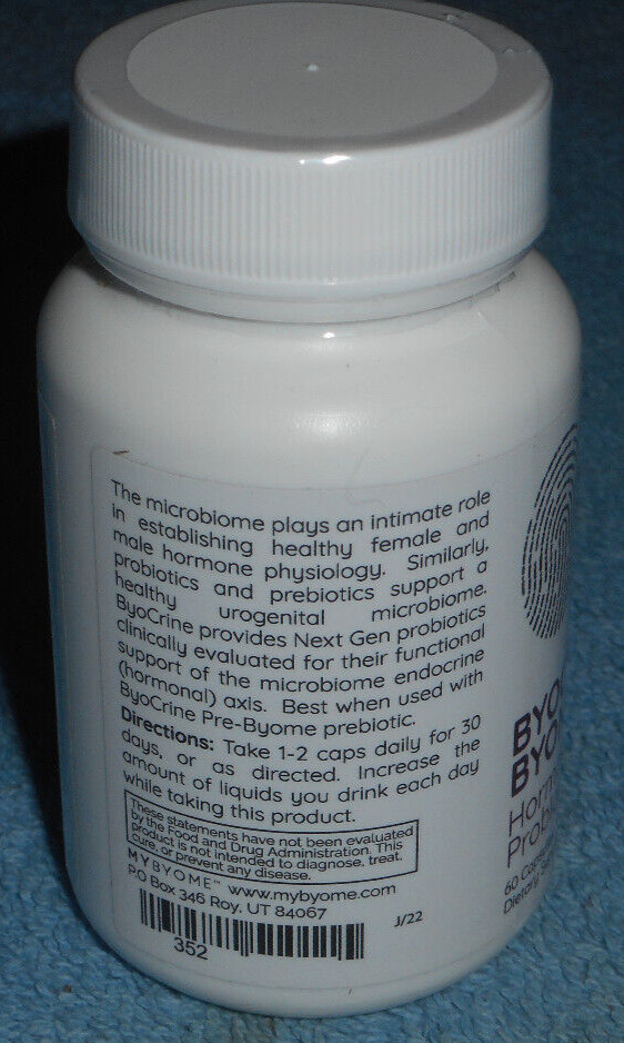MYBYOME Byocrine Byome Hormone Health Probiotic 60 Capsules