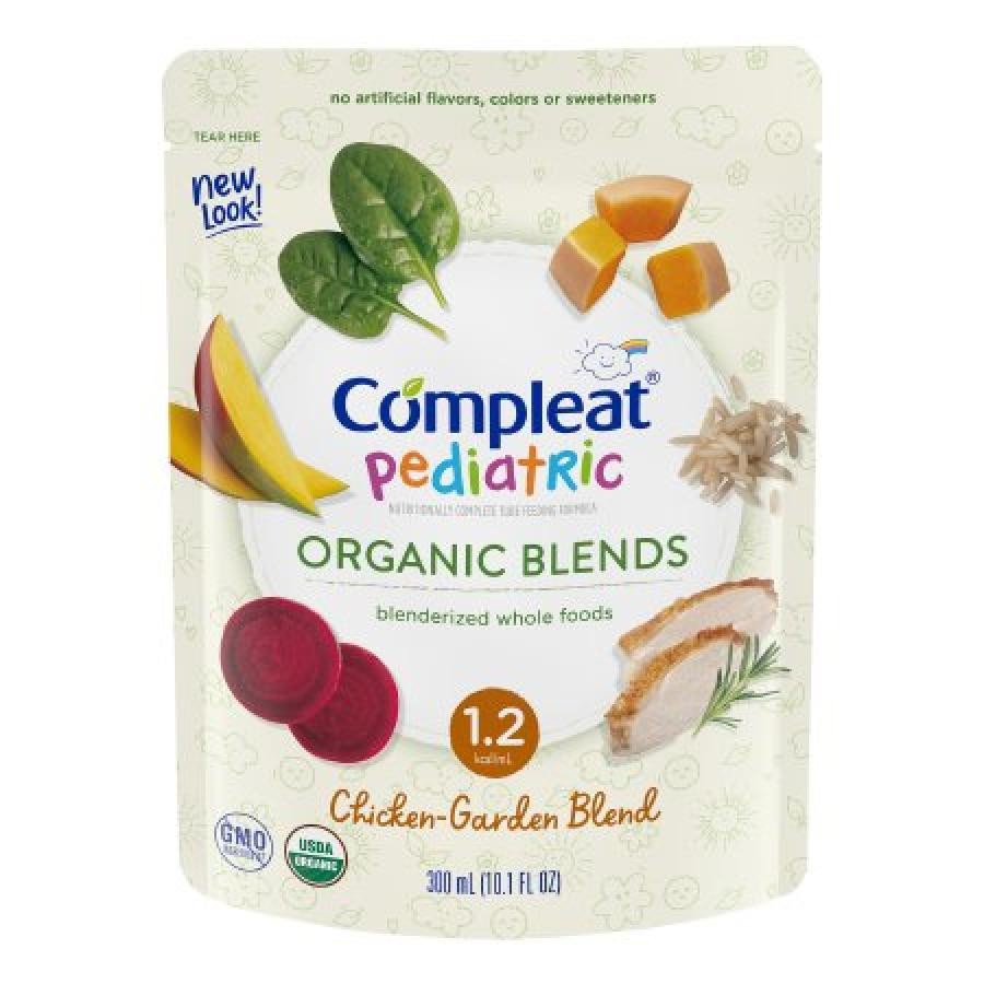 Compleat Pediatric Organic Blends Chicken-Garden 10.1 oz Pouch Ready to Use 1 Ct