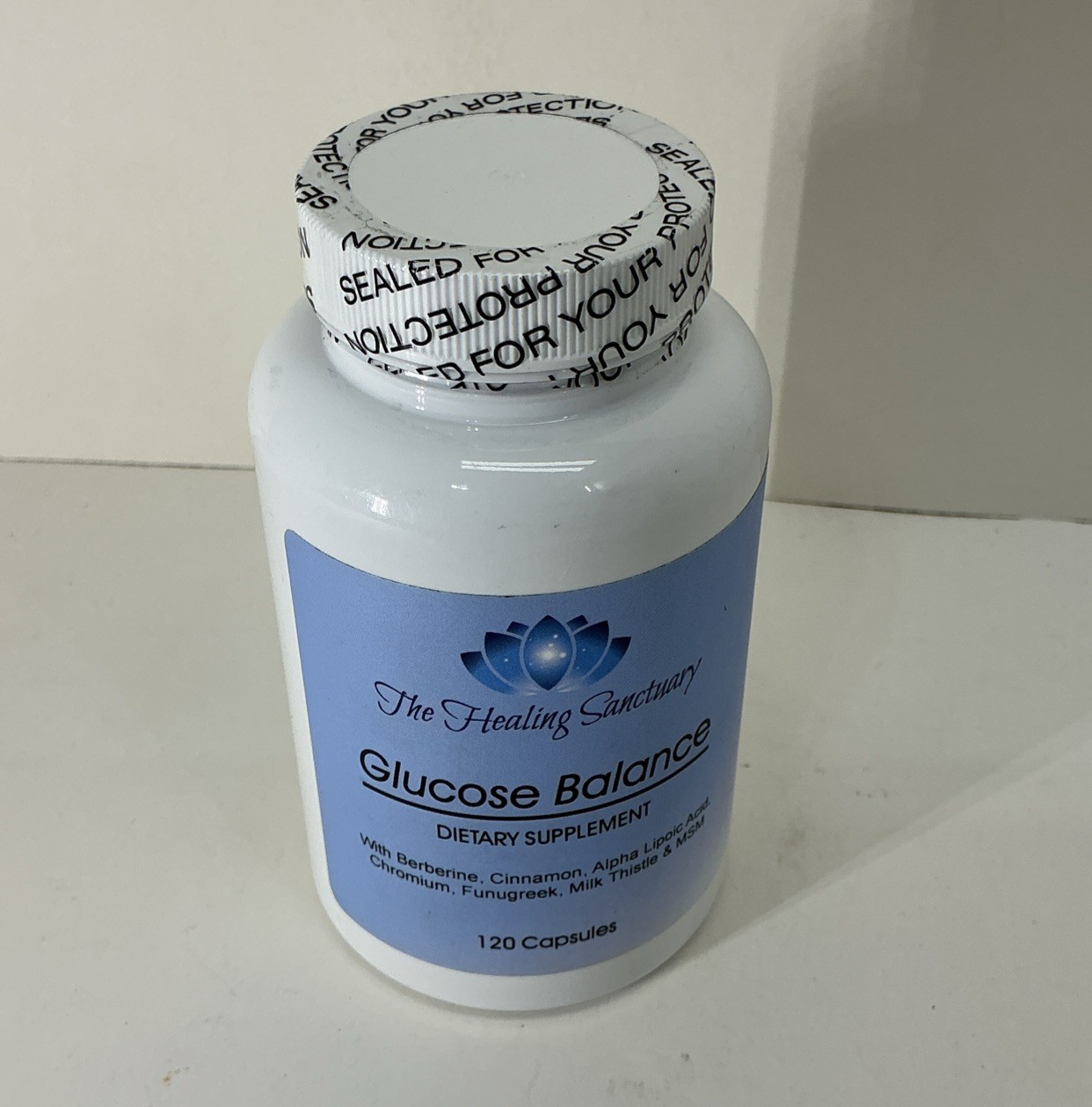 The Healing Sanctuary Glucose Balance Supplement 120 capsules exp: 05/2030