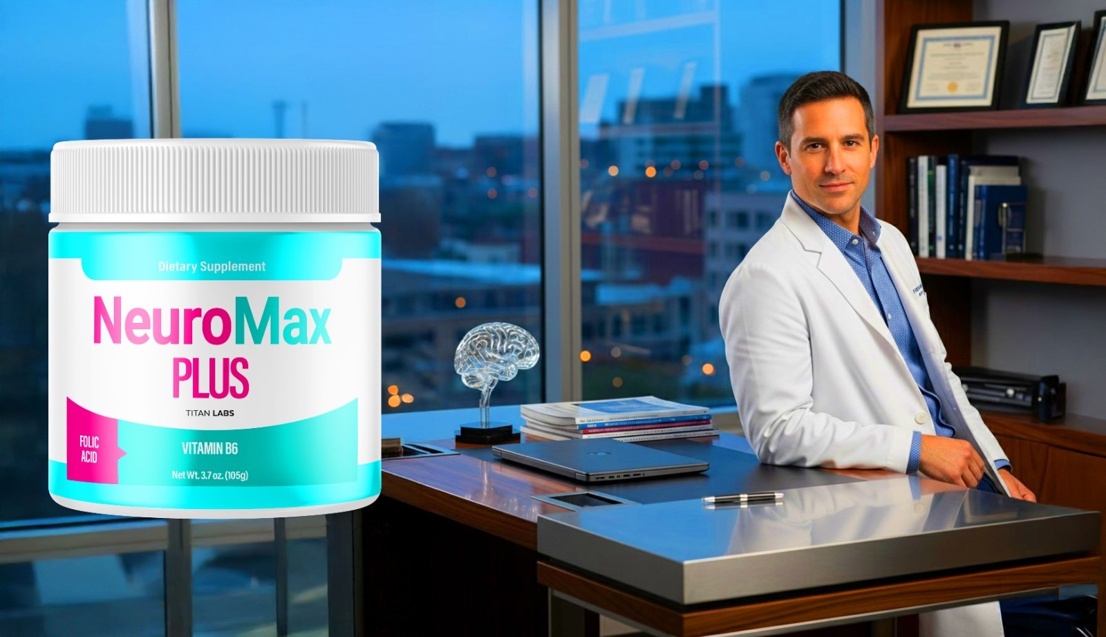 (3 Pack) Neuro Max Powder All Natural Brain Support Formula NeuroMax 90 Servings