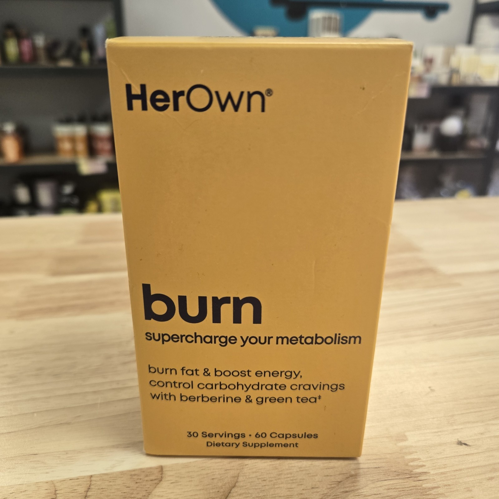 Her Own, Burn, 60 Capsules, EXP 12/2027, NEW, SEALED!!!
