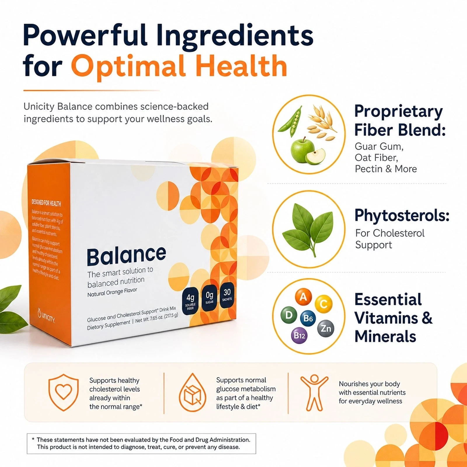 Balance NATURAL Mixed ORANGE, 30 Stick Packs