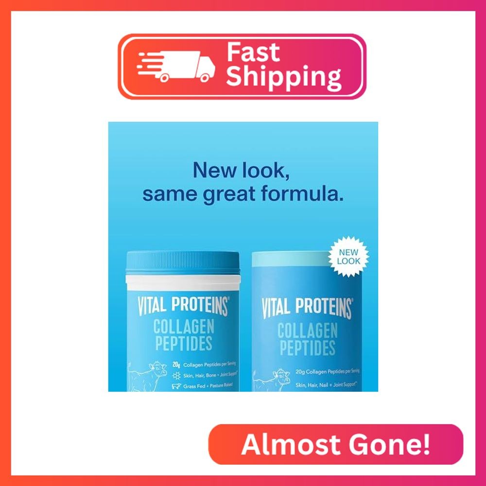 Vital Proteins Collagen Peptides Powder Supplement for Skin Hair Nail Joint Heal
