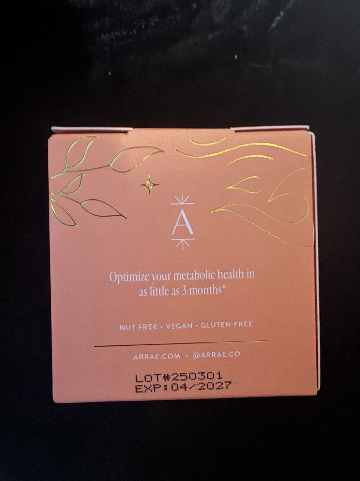ARRAE MB-1 Metabolic Burn Capsules Vegan Gluten-Free Tree Nut-Free 60 Ct (new)