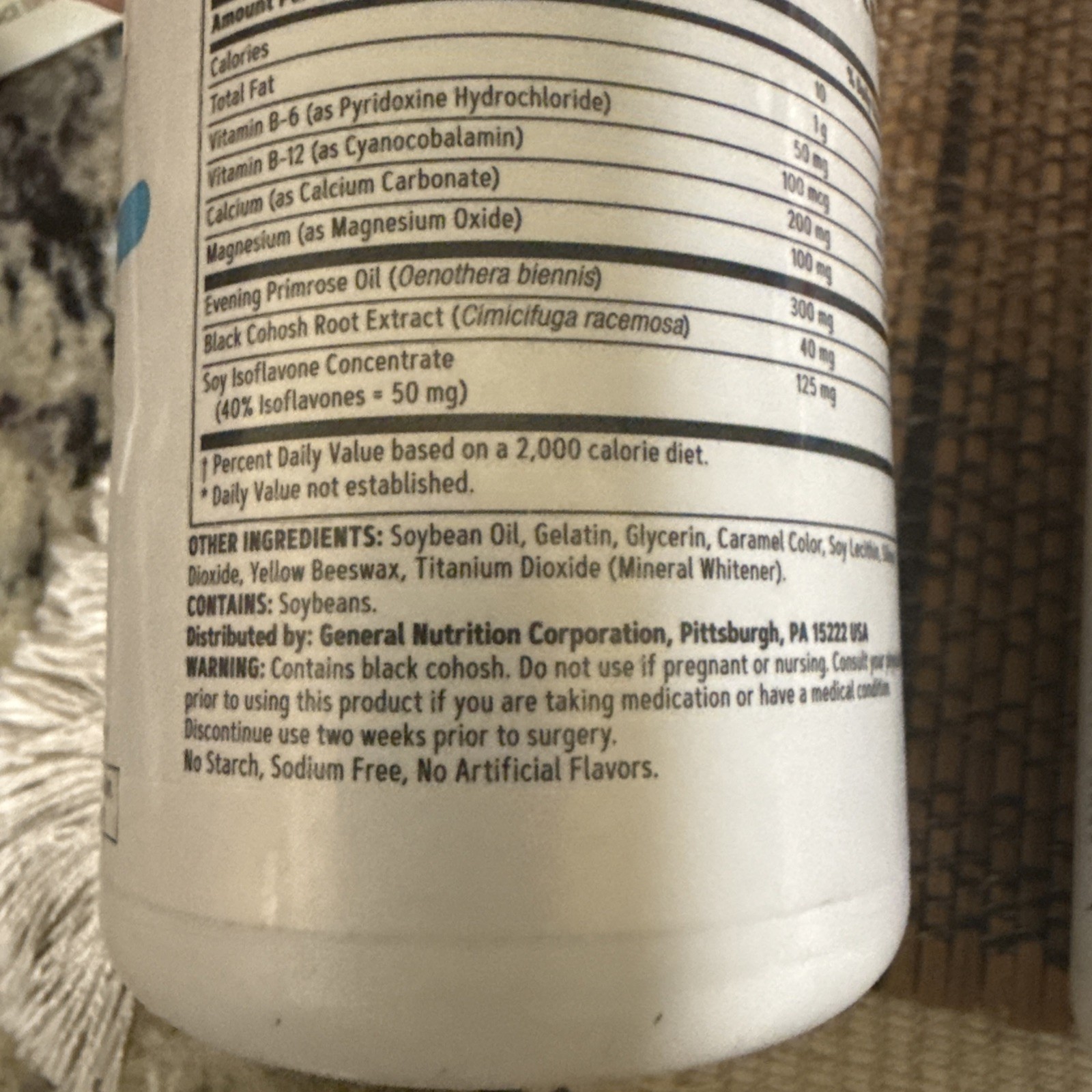 GNC Women’s Phytoestrogen Formula Menopause Support 120ct Softgel **2PACK**