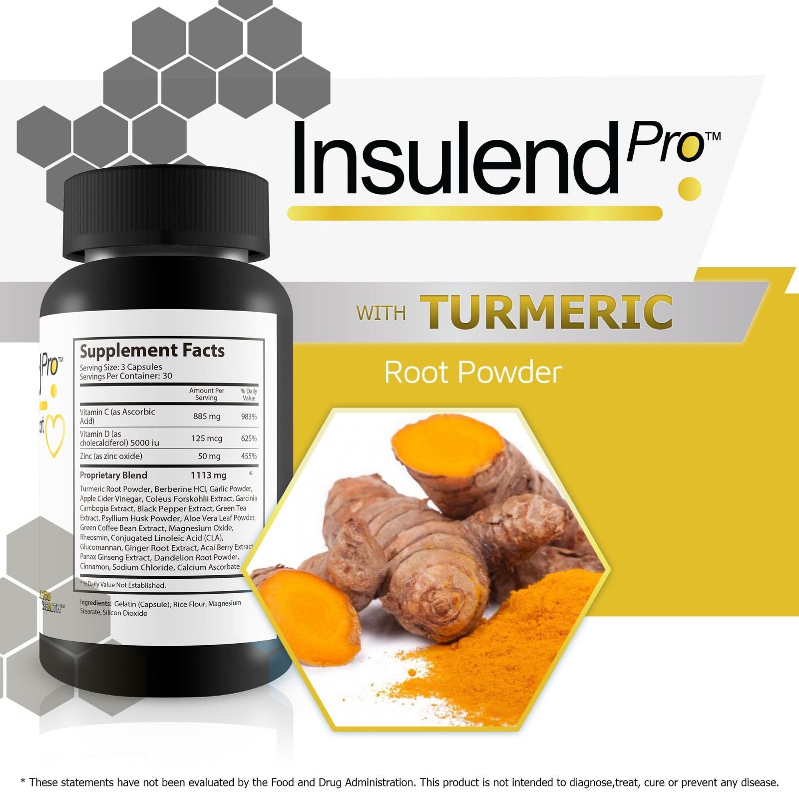 Insulend Pro – Blood Health Support – Blood Sugar Support – Antioxidant Support