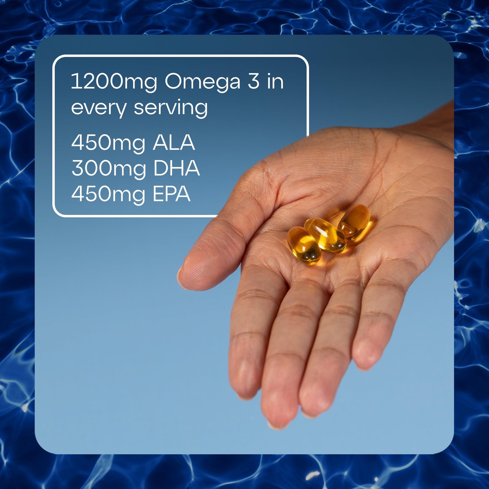 Theratears Omega 3 Supplement For Eye Care 1200Mg Fish Oil And Organic Flaxseed
