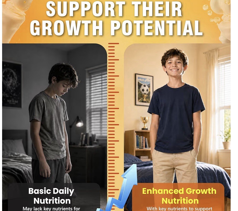 Diozoe Height Growth Gummies Orange 90 Count Gluten-Free Non-GMO GMP