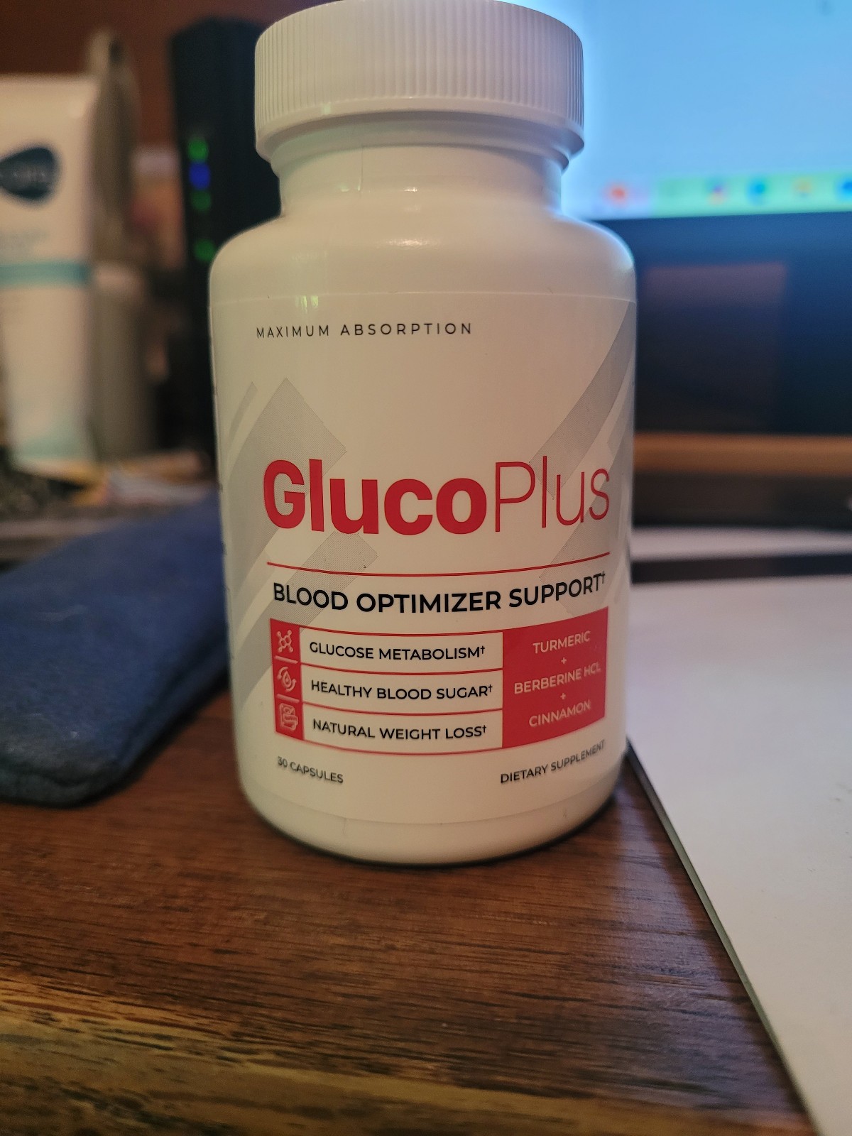 GlucoPlusBlood Optimizer Support Capsules-Exp.4/2028 Please look@pics4 details