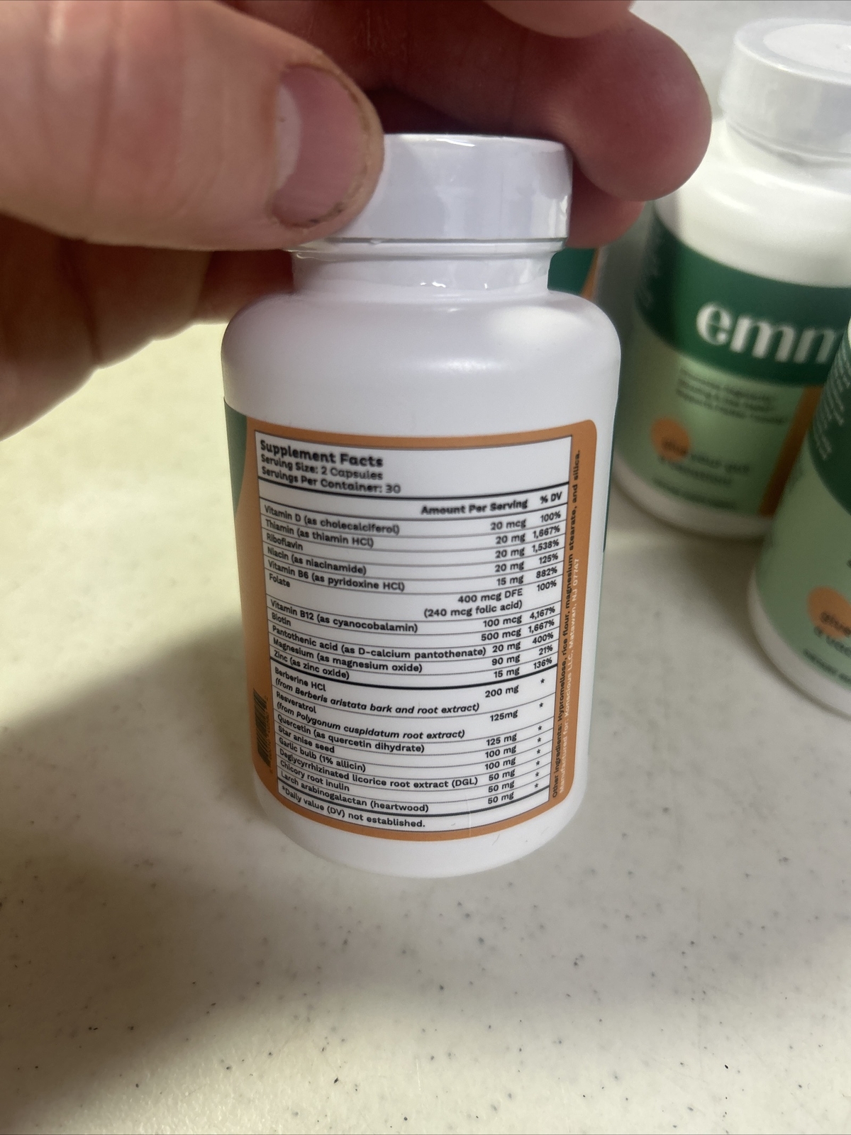 Emma Relief Supplement Konsciens Keto for Gut Bloating 60 Capsules (Pack of 5)