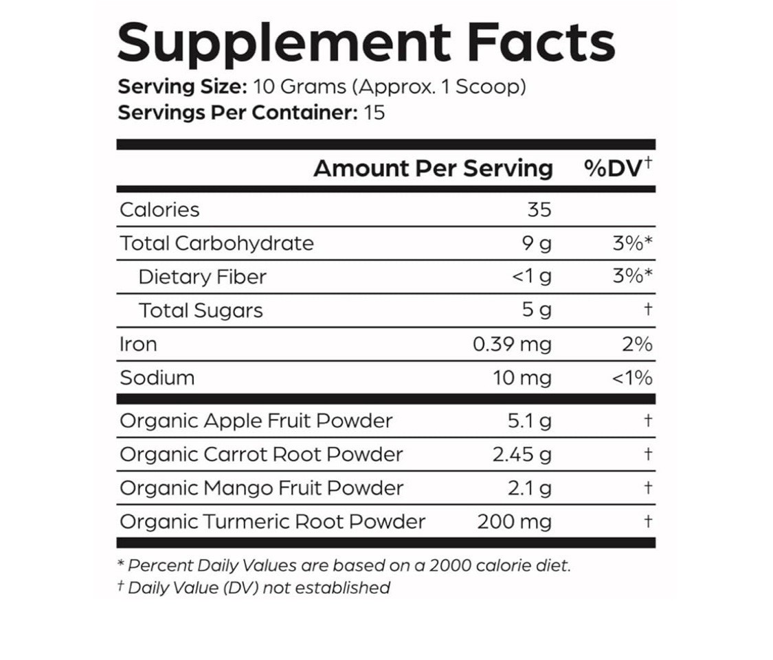 Beyond Balanced (Glow Beyond) Powder Mix Dried Fruits And Vegetables (5.29 oz)