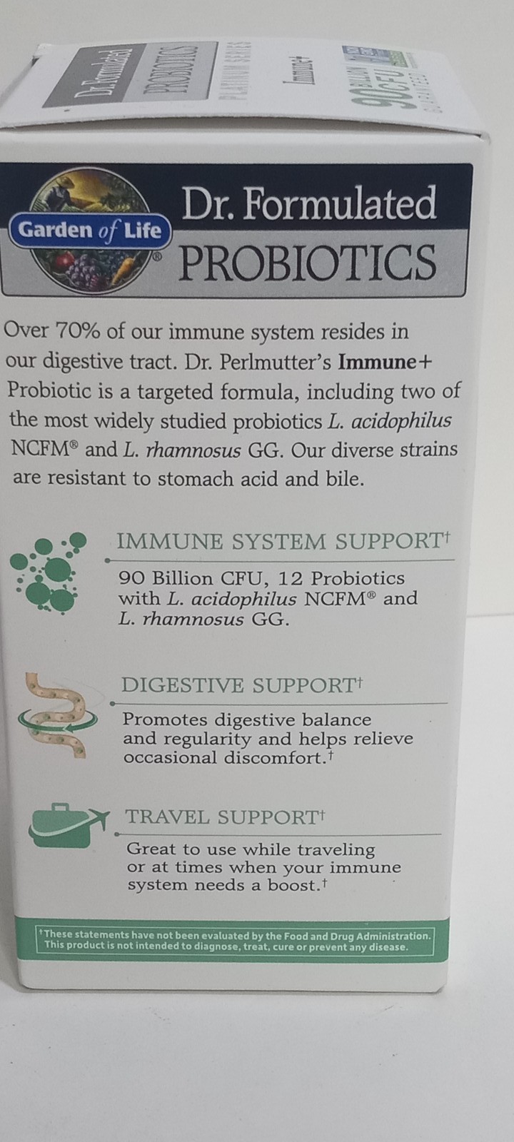 Garden of Life Dr. Formulated Probiotics Immune+ 90 Billion CFU 30 Capsules