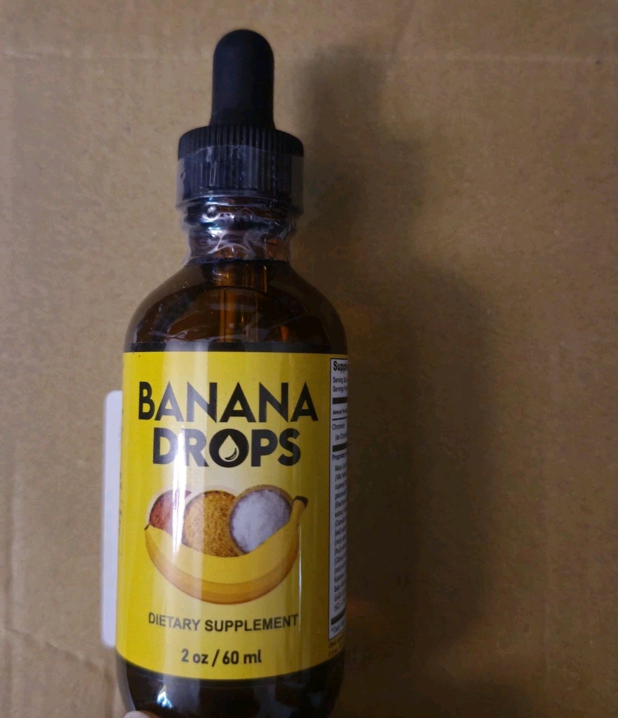 Banana Liquid Drops 60ml Natural Extract Made In USA Genuine Official Weight Los