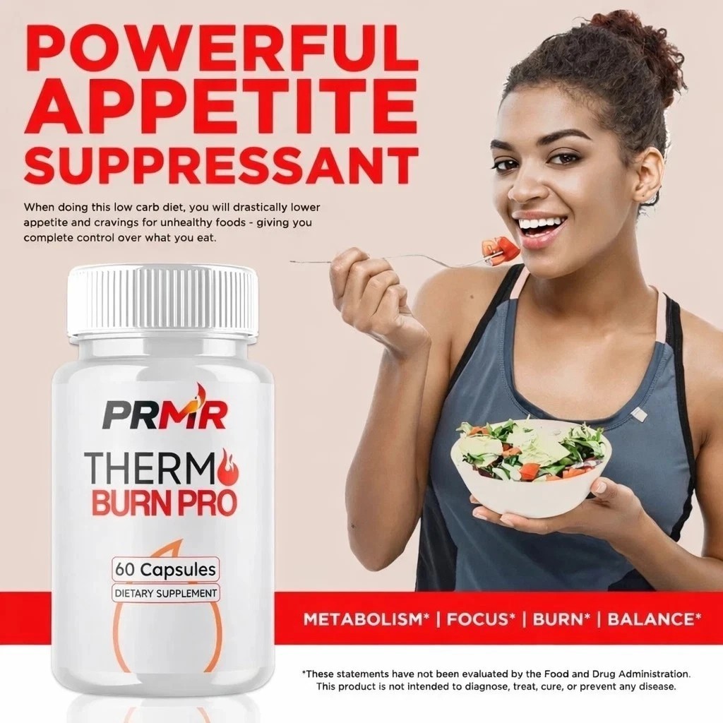 (1 Pack) Thermo Burn Pro Herbal Capsule For Daily Wellness Supplement – 60 Ct