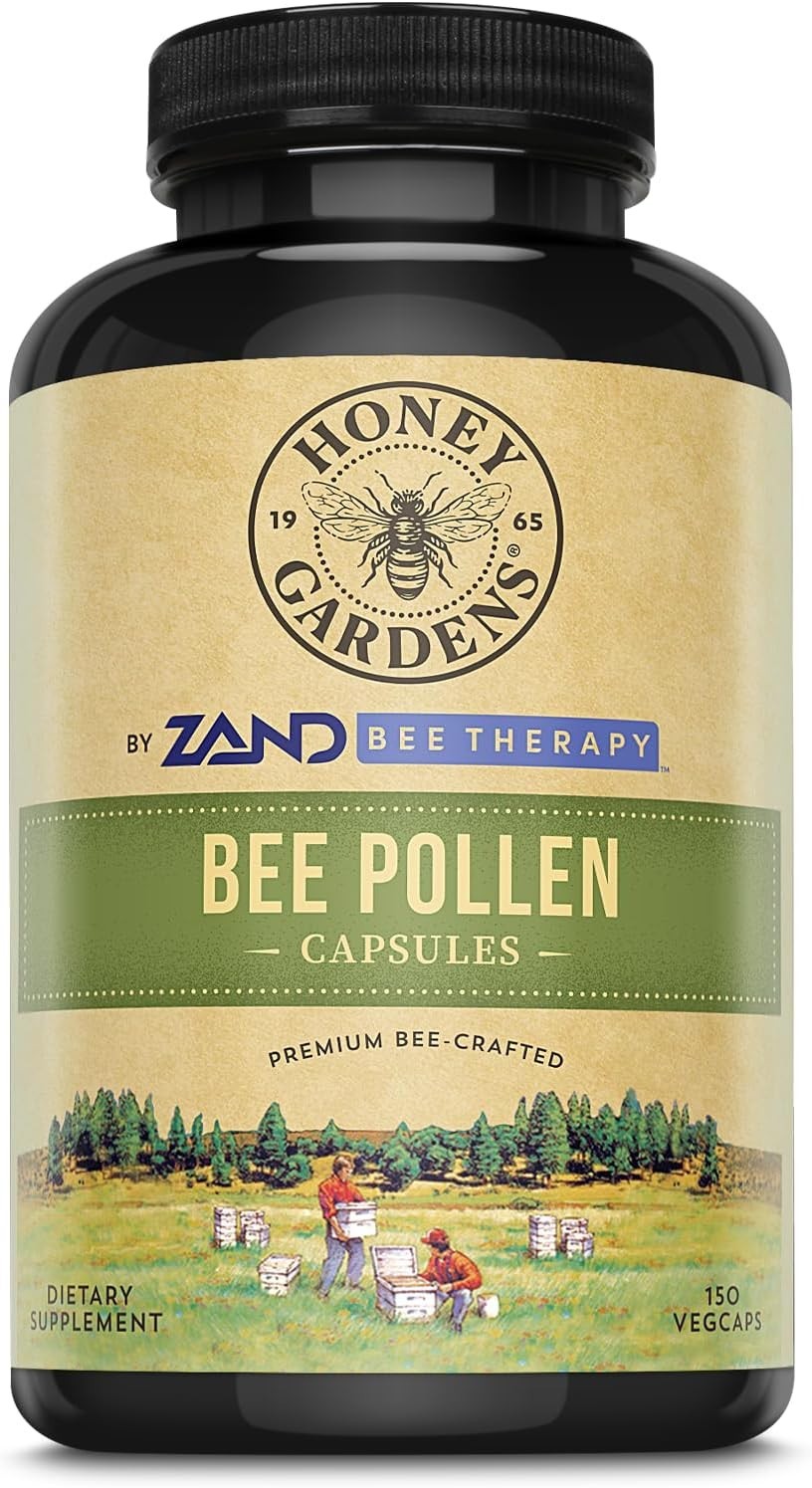 Honey Gardens Bee Pollen, Capsule | 580mg 150ct