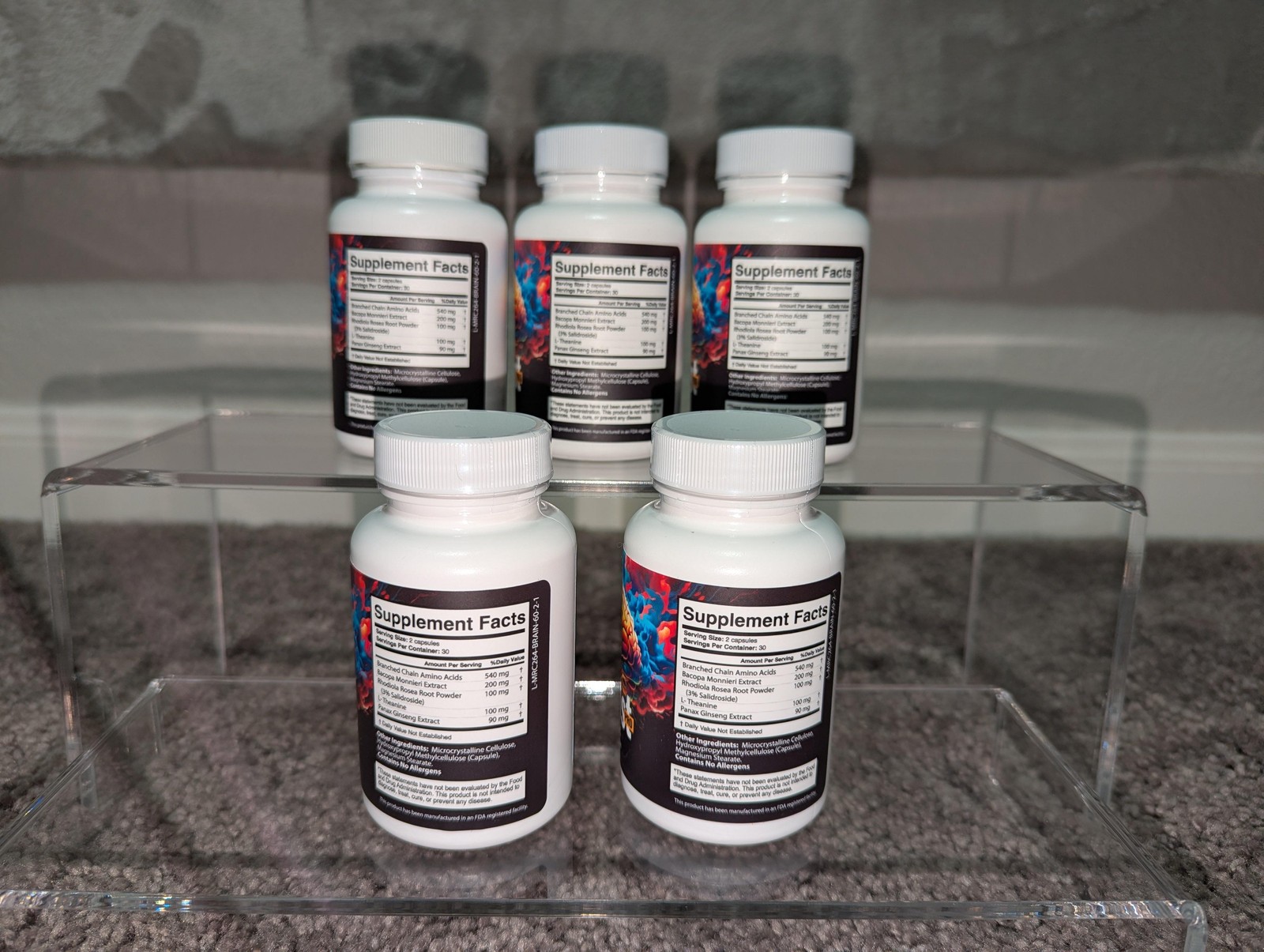 IQ Blast Pro Nootropic 60 Caps Cognitive Health Supplement 5pk New USA Exp 2027