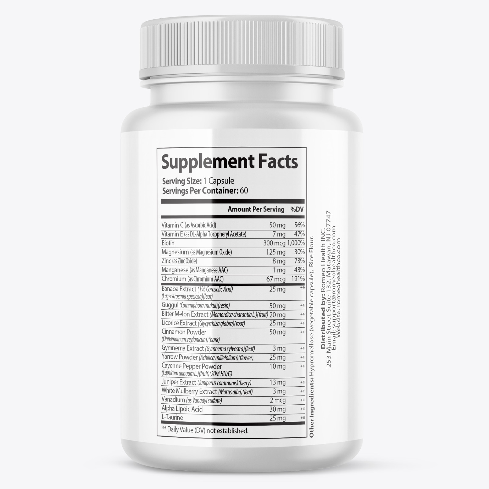 (12 Bottles) Plantsulin – Supports Healthy Blood Sugar Supplement 60 Capsules
