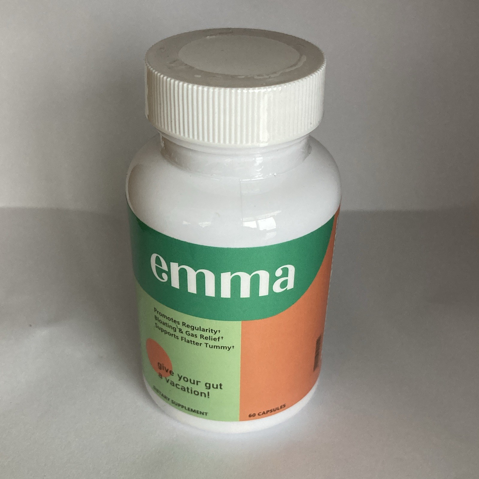 Emma Digestive Support & Gas Relief Dietary Supplement Capsules, 60 Count