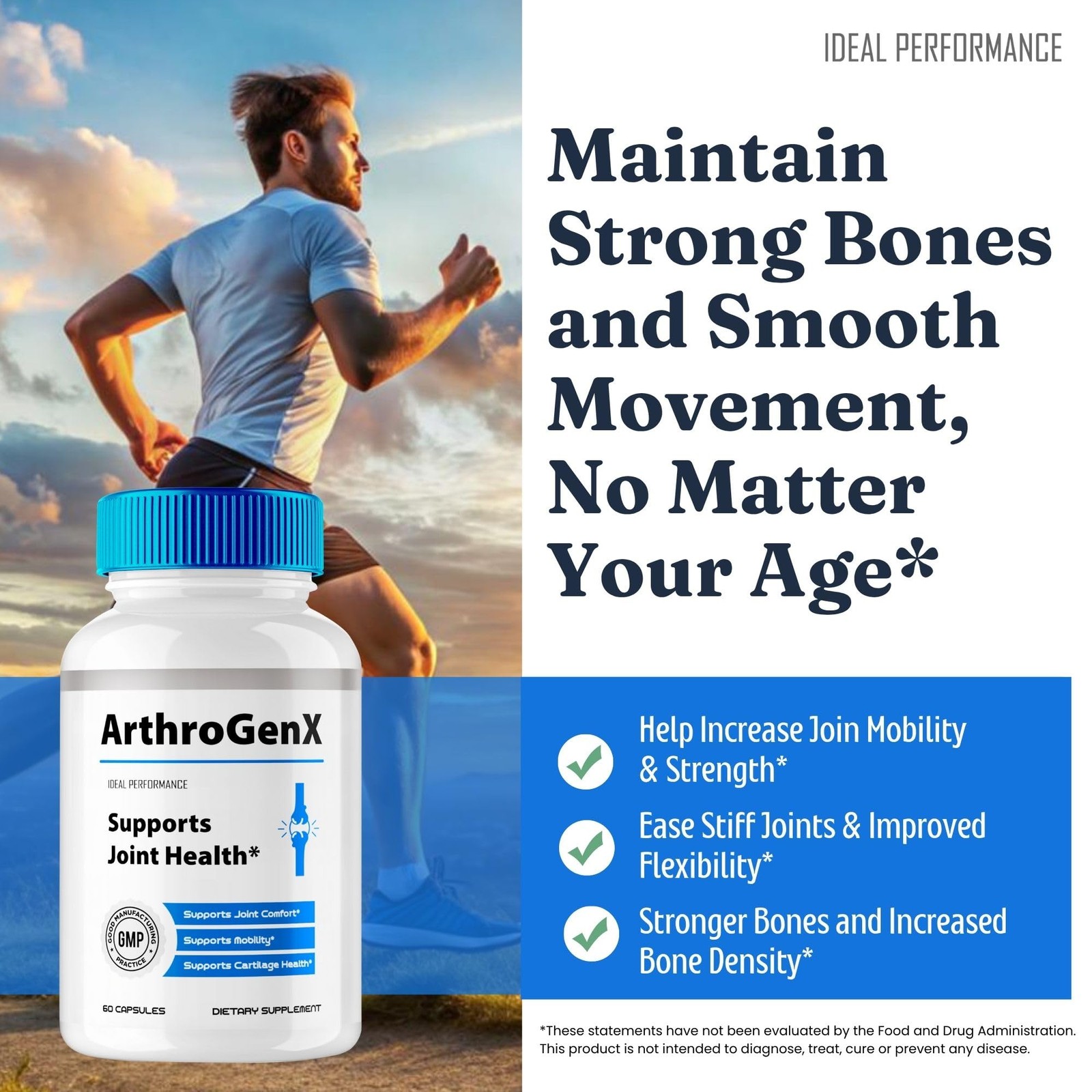 Arthro Gen X Arthrogenx Joint Supplement Supplement – 120 Capsules (2 Pack)