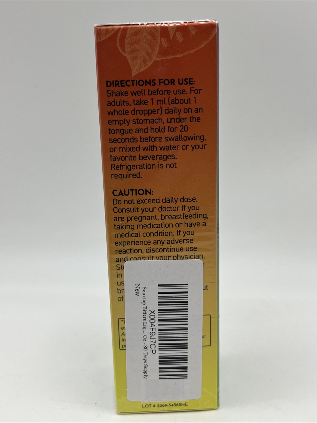 Selicheal Liposomal Soursop Graviola Sugar Free Drops 80 ML Value Pack New
