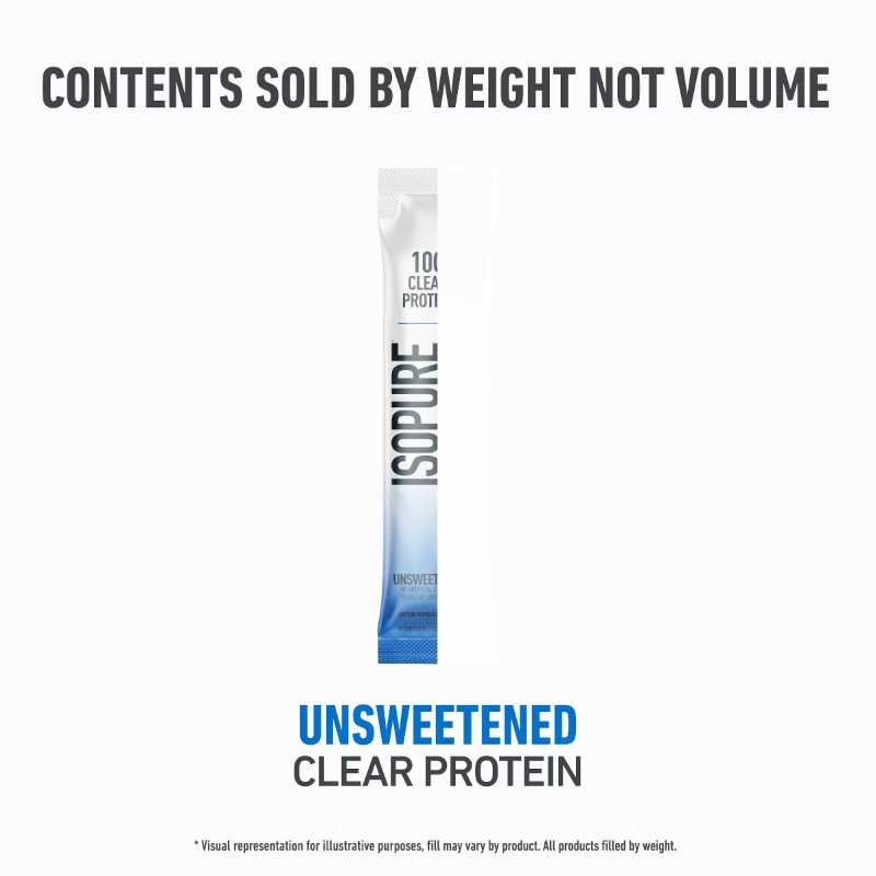 Isopure Protein Water Stick Pack – Unflavored – 6ct