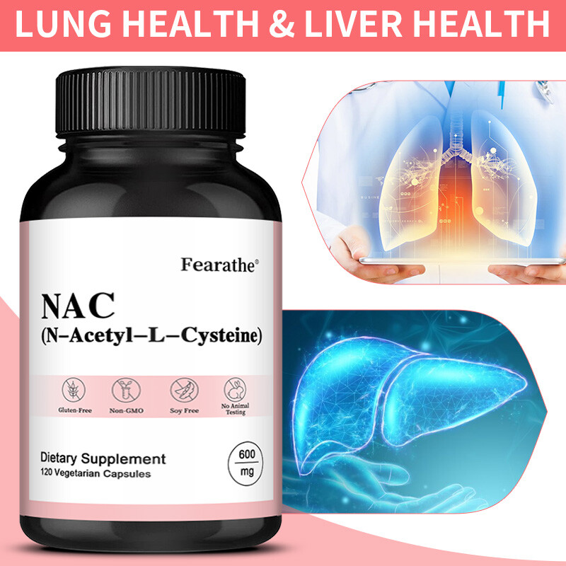 N-Acetyl L-Cysteine (NAC) 600mg | 30/60/120 Capsules Max Strength Veg Caps