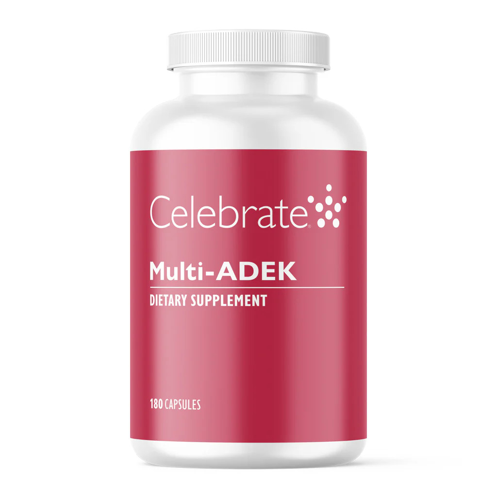 Celebrate Vitamins – Multi-ADEK Vitamin Capsules, Iron-Free