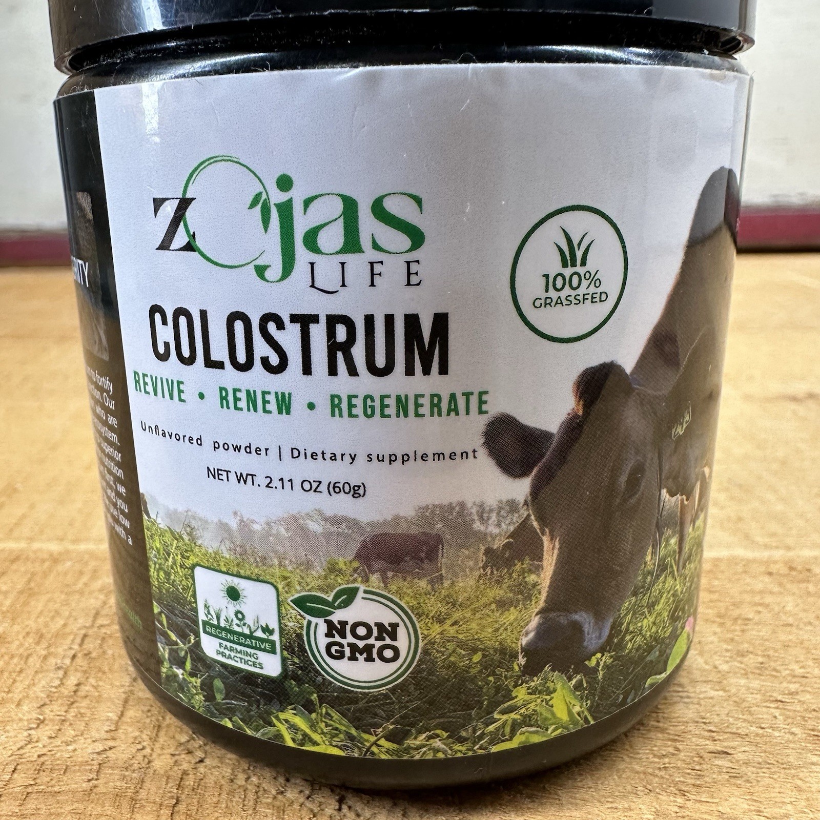 Zojas Life Colostrum Power Non GMO Dietary Supplement