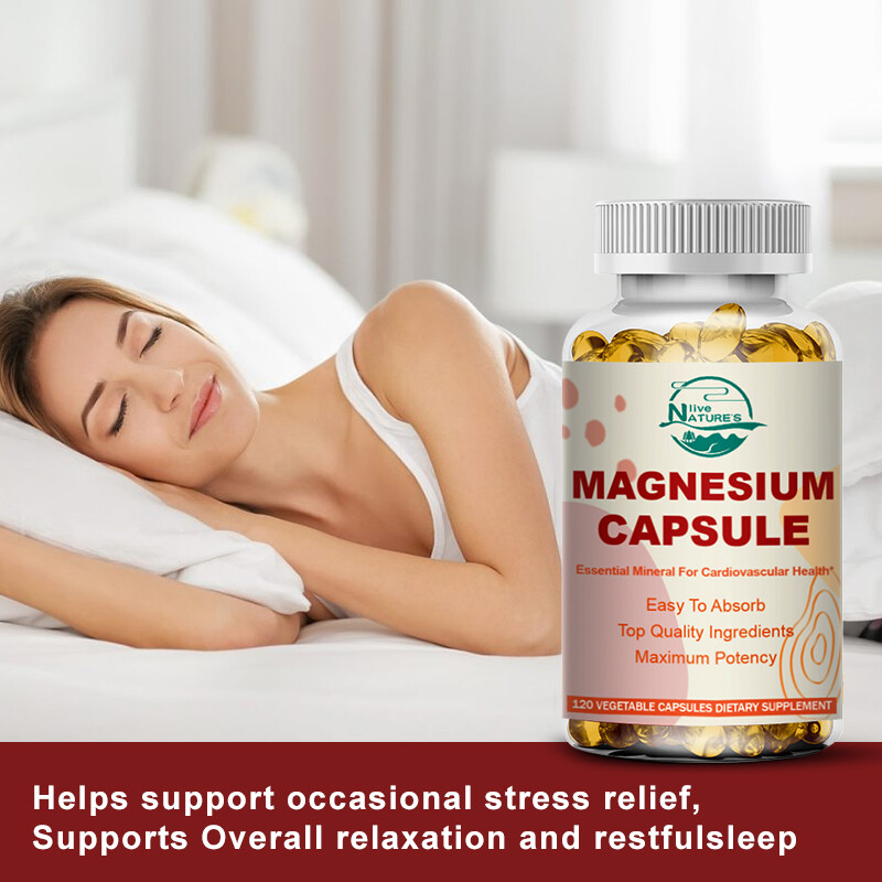 500MG Magnesium Glycinate High Absorption,Improved Sleep,Stress & Anxiety Relief