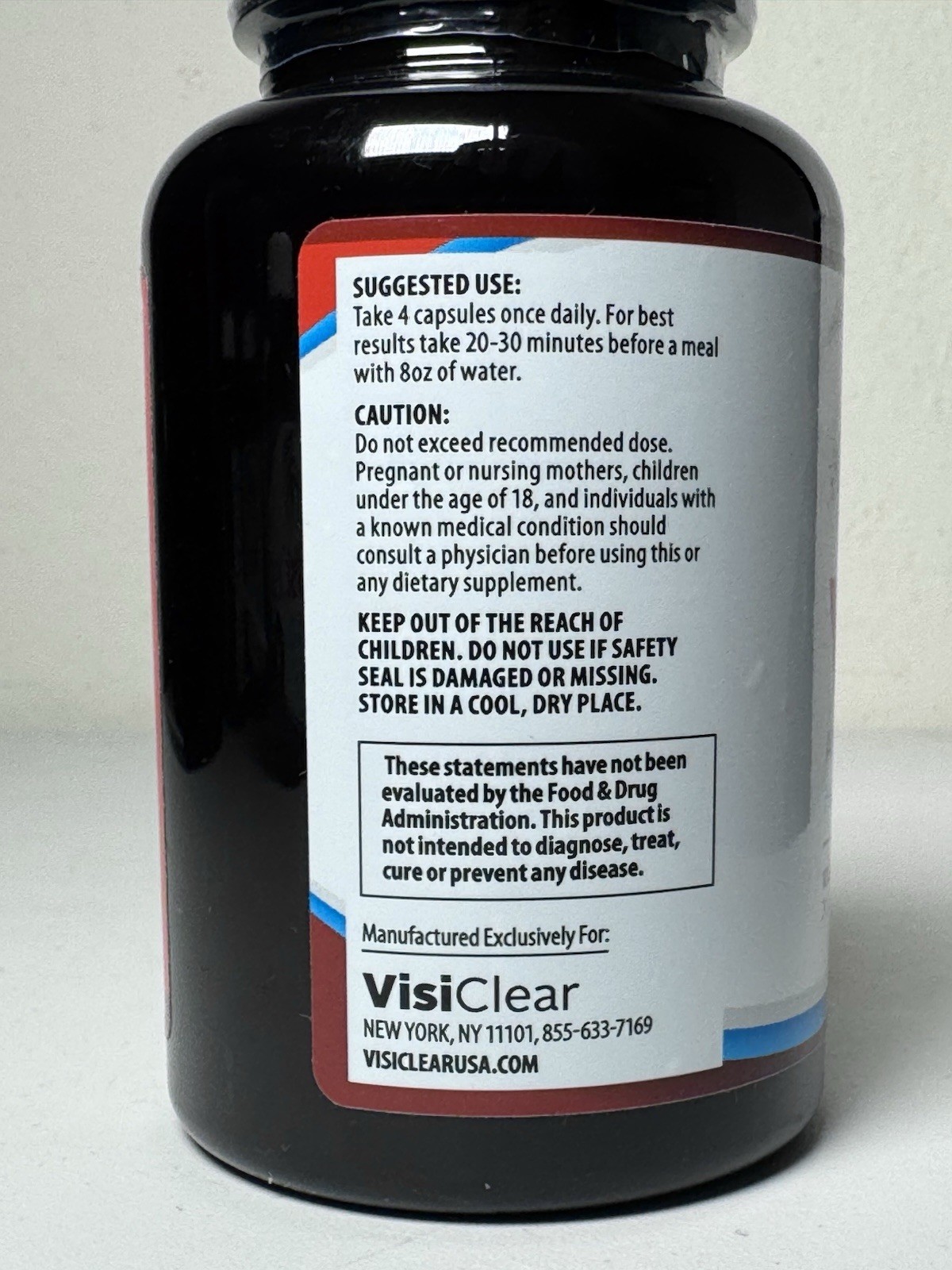 Visiclear Advanced Eye Health Formula Vision Vitamin Supplements 120 Caps 30 Day