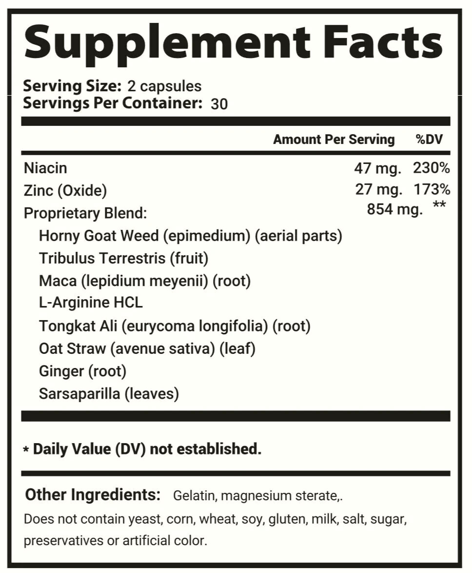 3-Pack Mars Men Capsules – MarsMen for Men Health Capsules – 180 Capsules